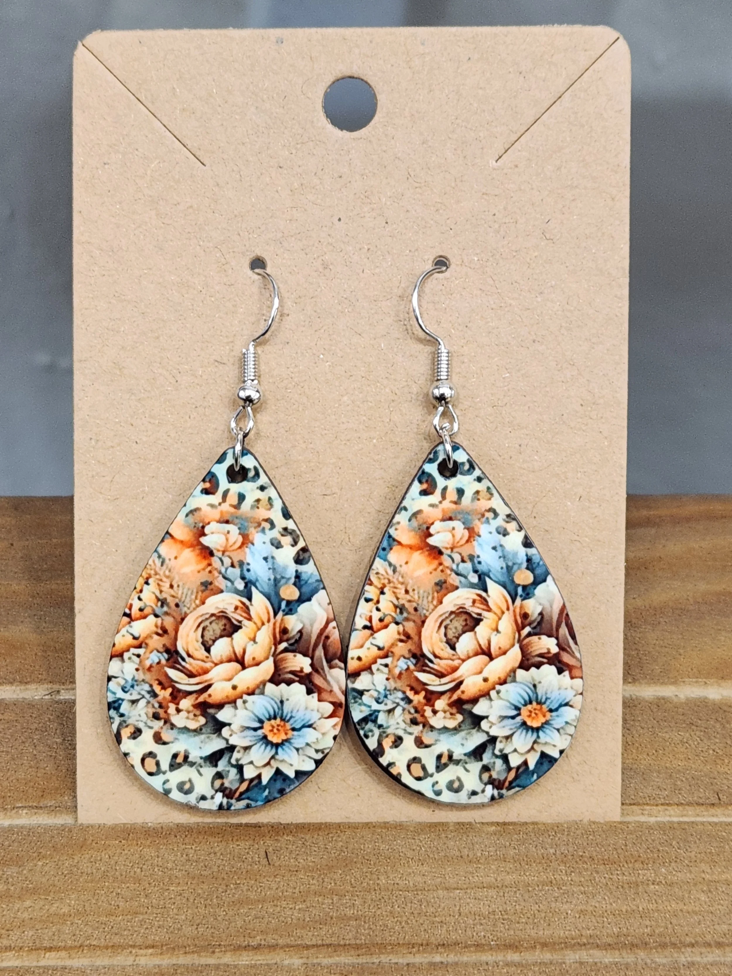 Custom Earrings - Front & Back