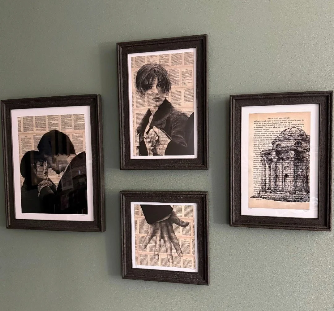Pride & Prejudice custom framing with one mat