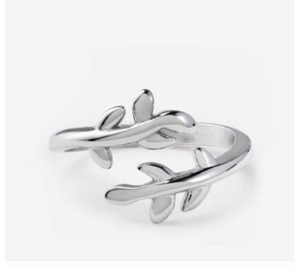 Olive Branch Silver rings
