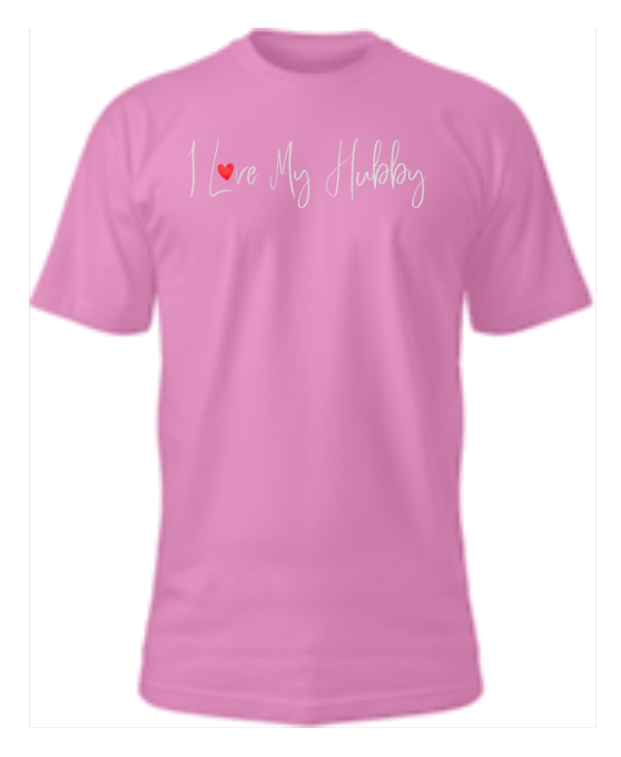 "I love my hubby" tee