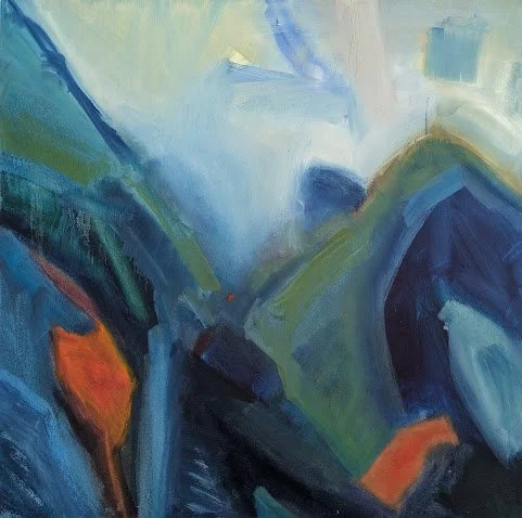 "The Space Between Us"  Oil on canvas
 61 cm x 61 cm