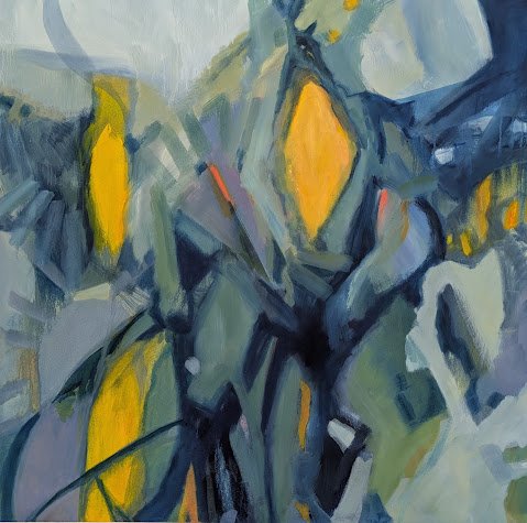 "In the Woods - Hope"  Oil on canvas
85 cm x 85 cm