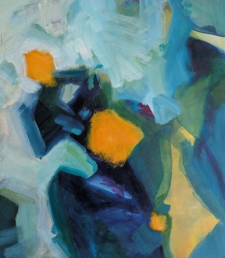 'We're Here'
 Oil on Canvas 54cm x 60 cm