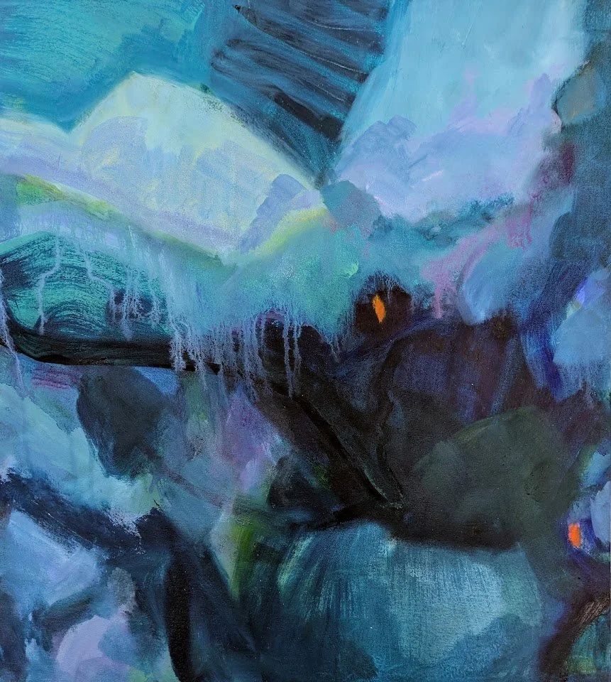 'Hold on'
Oil on canvas  54cm x 60cm 
