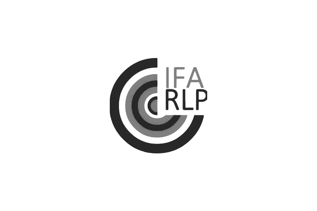 Schwarzer Logo: IFA RLP