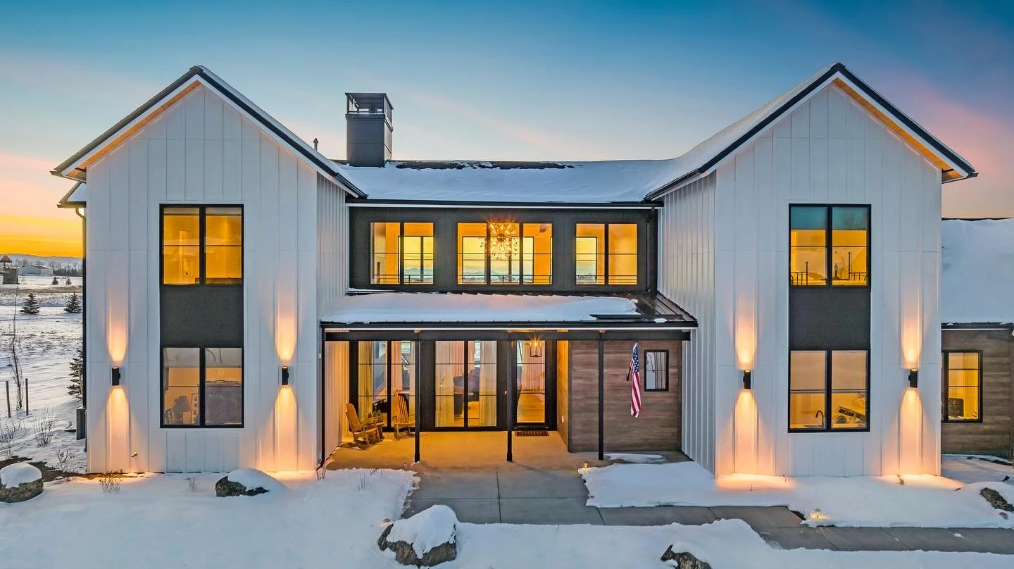How it ended versus how it started. We love progress pictures - it shows all the details required to build something beautiful from start to finish. 🛠️

This Bozeman home reimagines modern farmhouse living with intentional finishes, honest materials