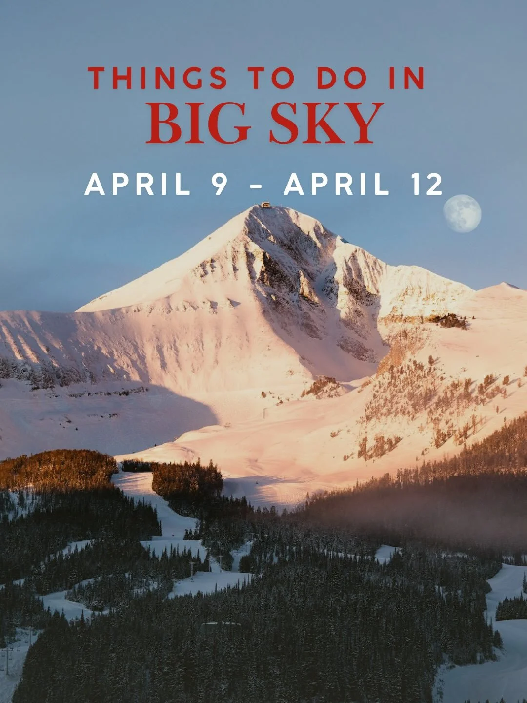 Definitely still winter in Big Sky - go make the most of it! 

Approaching final weekends up on the mountain &amp; there are still endless memories to be made. 

See you up there! 🌞