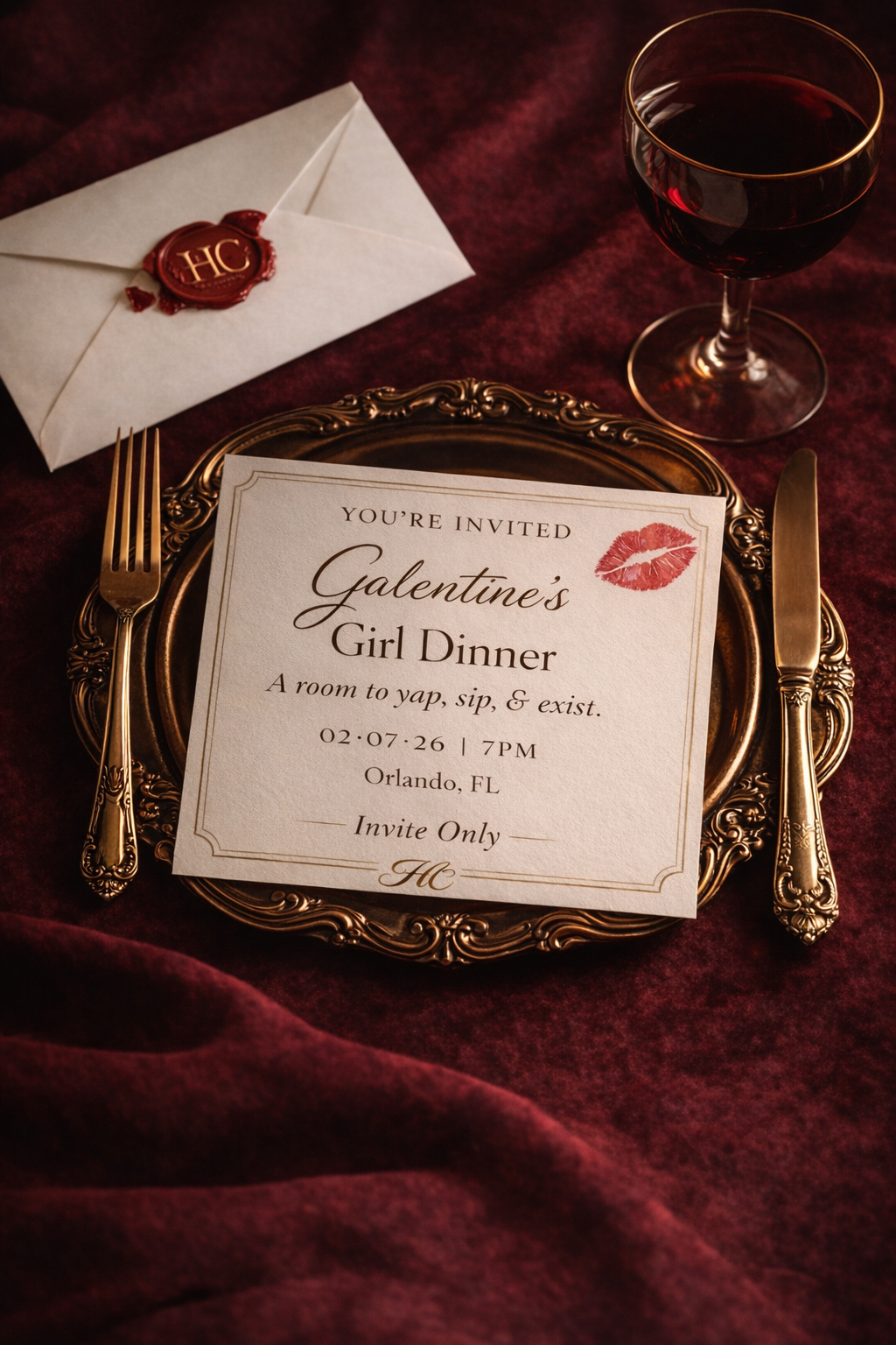 Galentines Girl Dinner