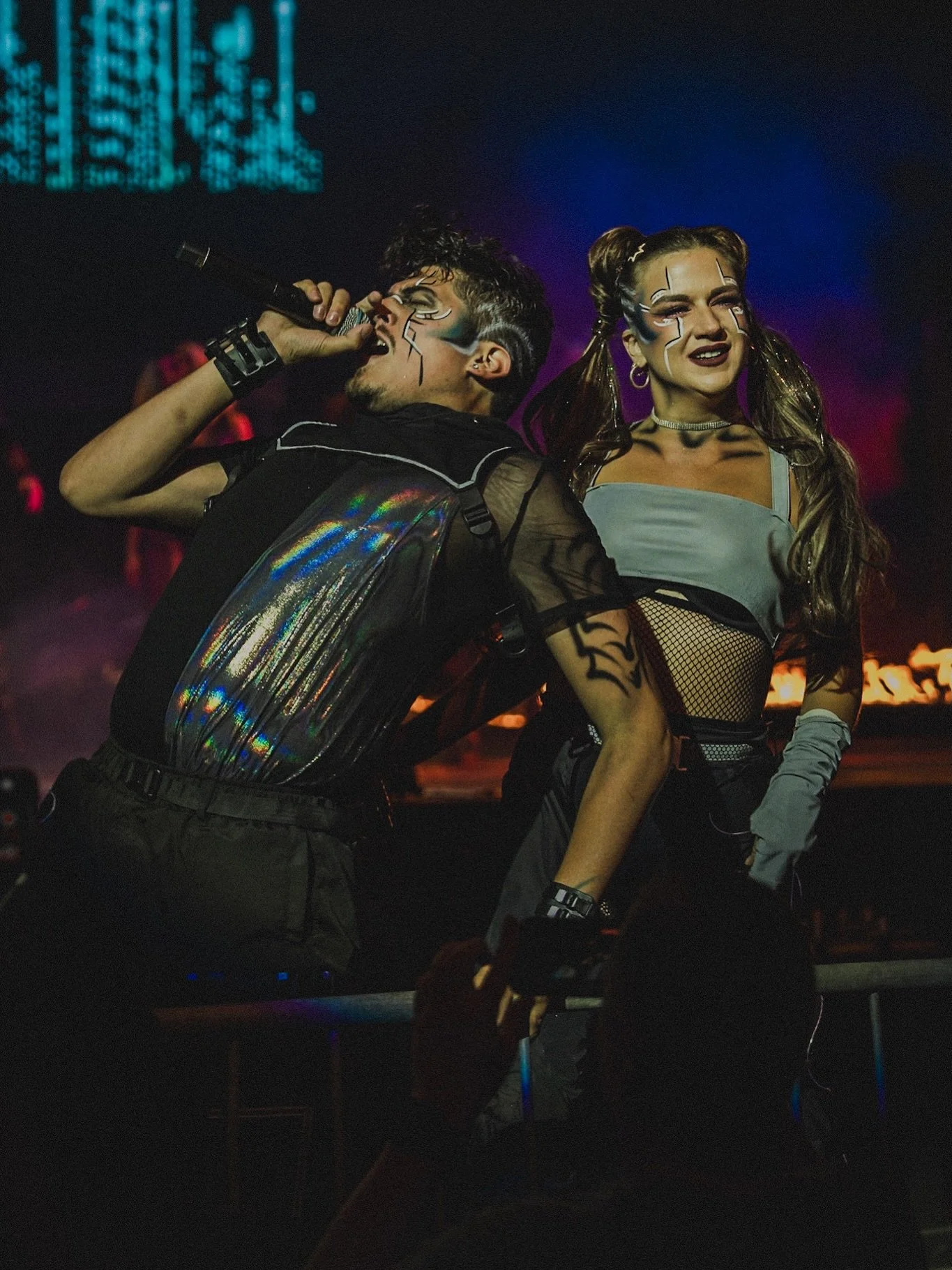 I came for the scares&hellip;
but the real story wasn&rsquo;t on stage&mdash;
it was in the faces feeling it.

Screams turned to singing.
Fear turned to fire.
From my own kids in the crowd
to performers pouring it out under the lights&hellip;

Terror