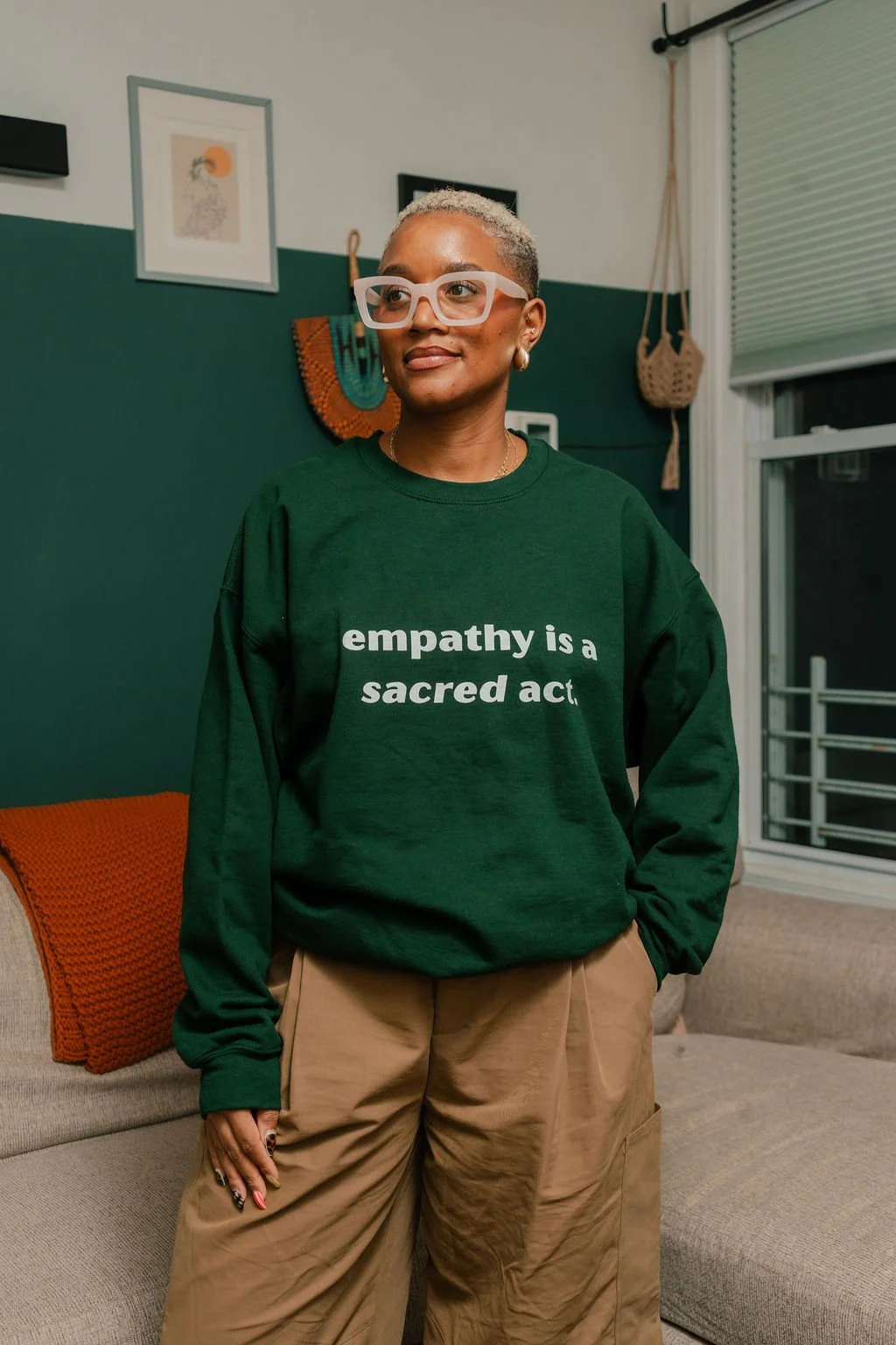 Empathy is a Sacred Act Sweatshirt