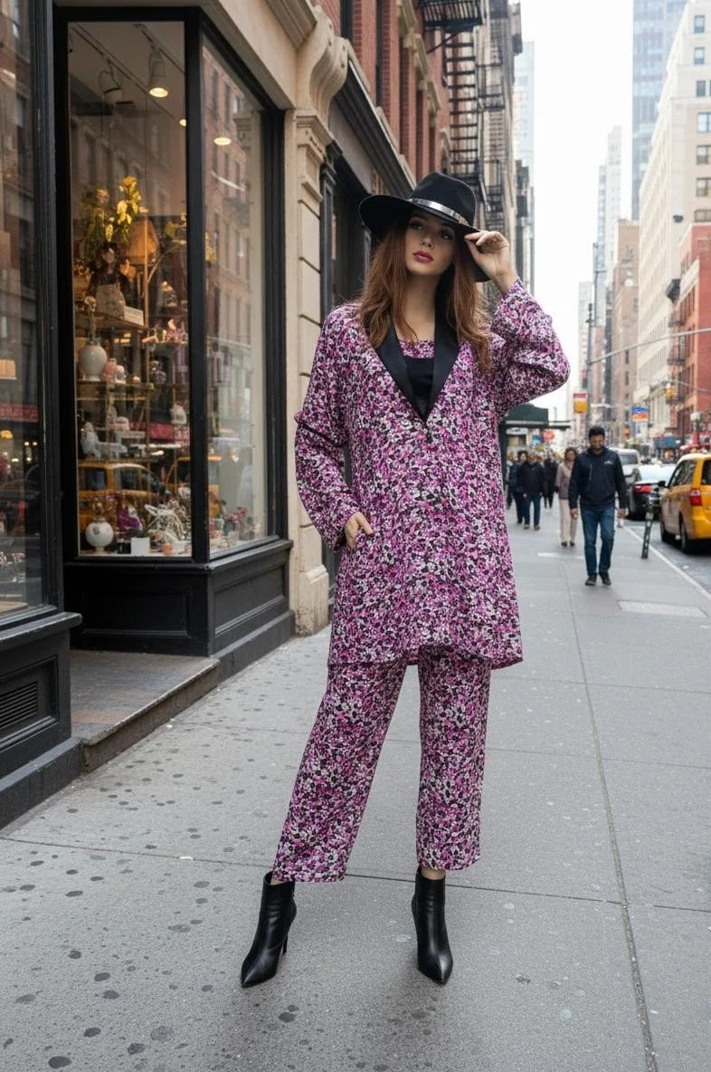 Fluid Print City Pose