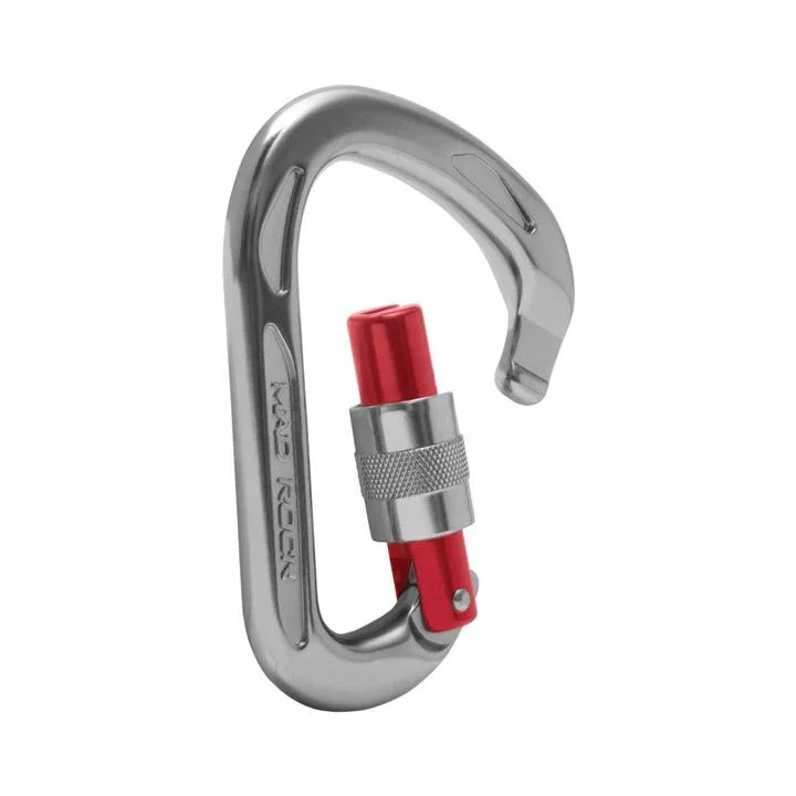Mosqueton HMS de Mad Rock Ultra Tech con seguro