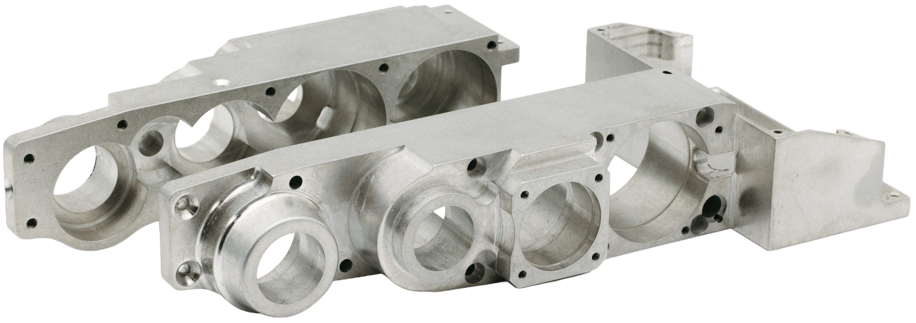 precision cnc milled aerospace housing with complex geometries and cavities