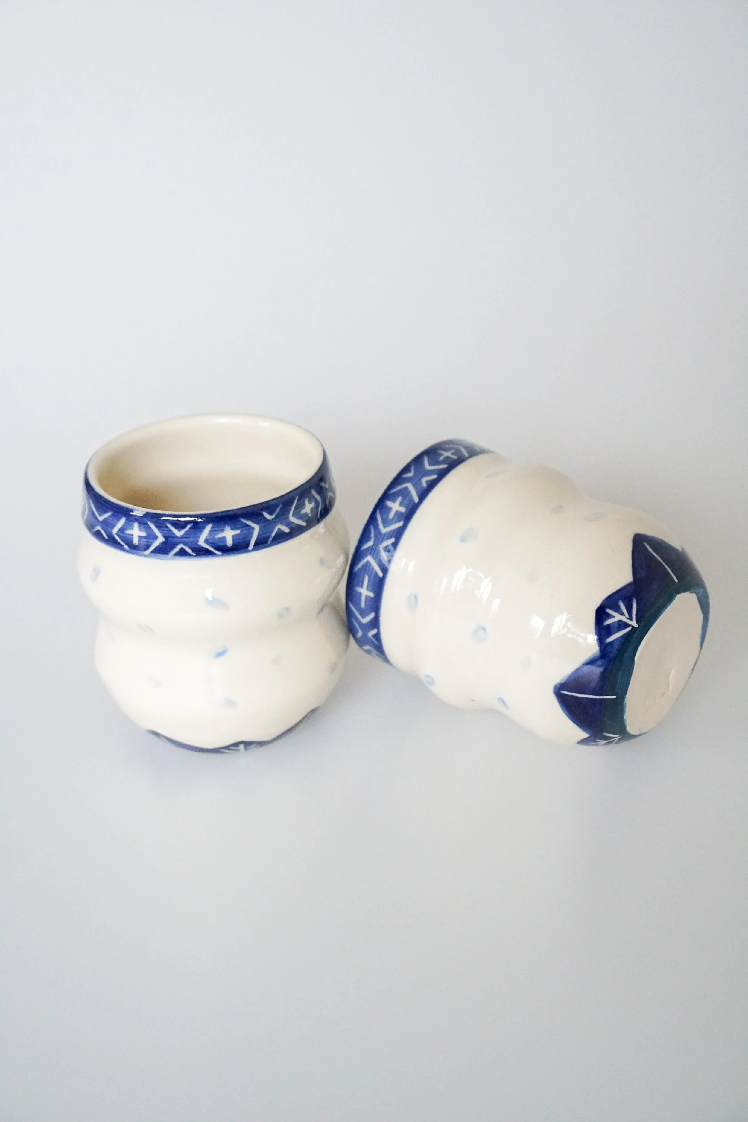 Handmade Blue Mountain Ceramic Cup