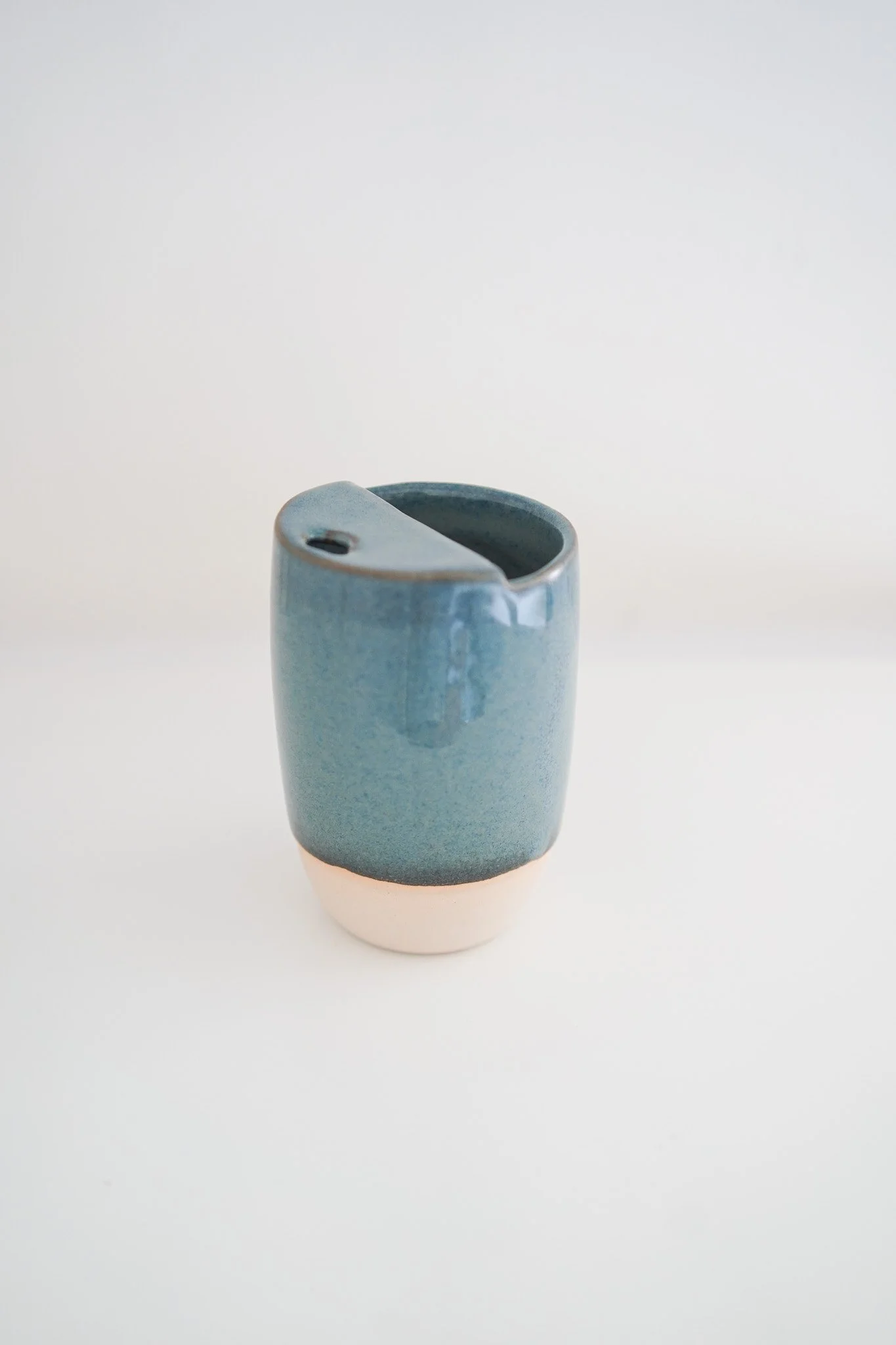 Handmade Floating Blue Travel To Go Mug