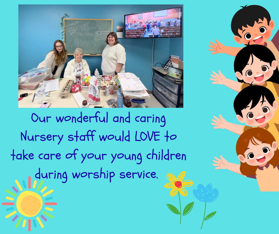 Bring your young ones to our nursery.