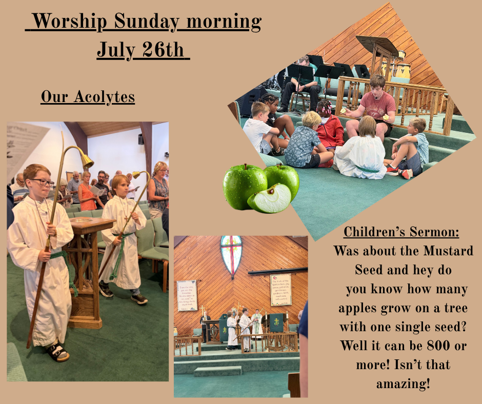 Worship July 26th