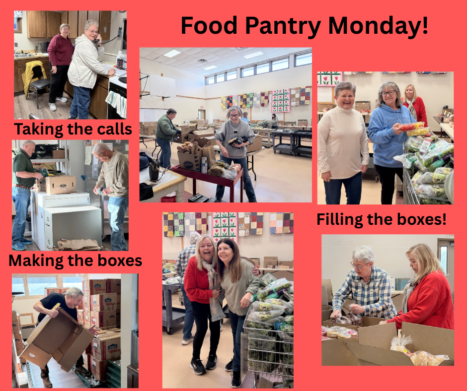 Monday Food Pantry!!