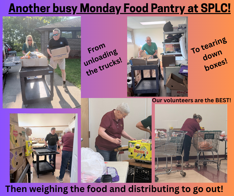 Food Pantry Monday, August 10th