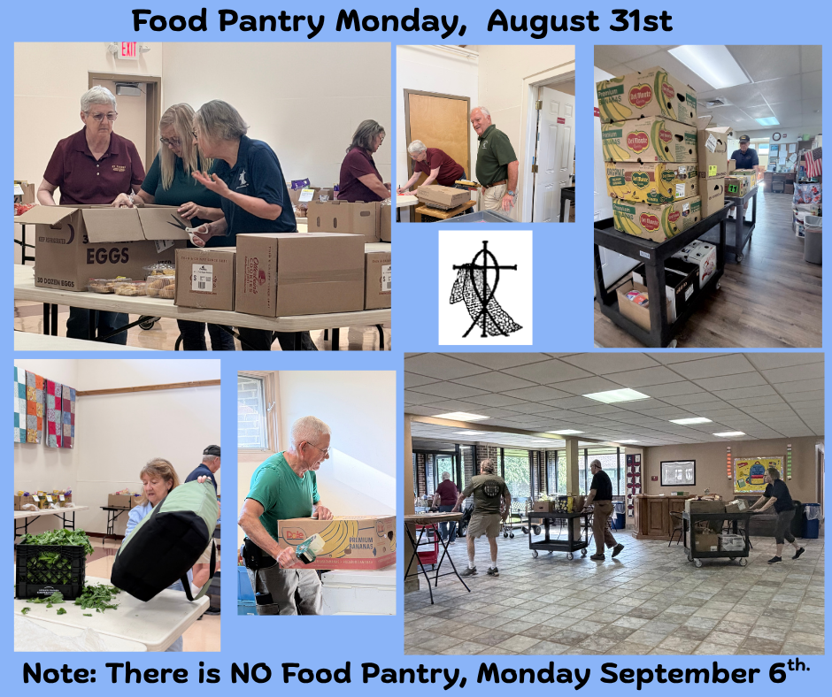 Food Pantry Monday August 31st