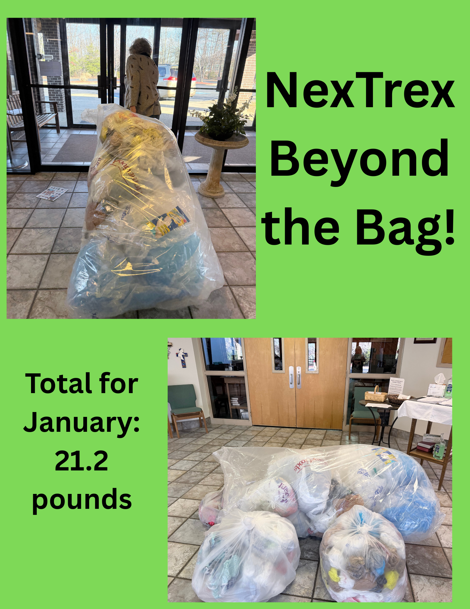NexTrex Beyond the Bag recycling!