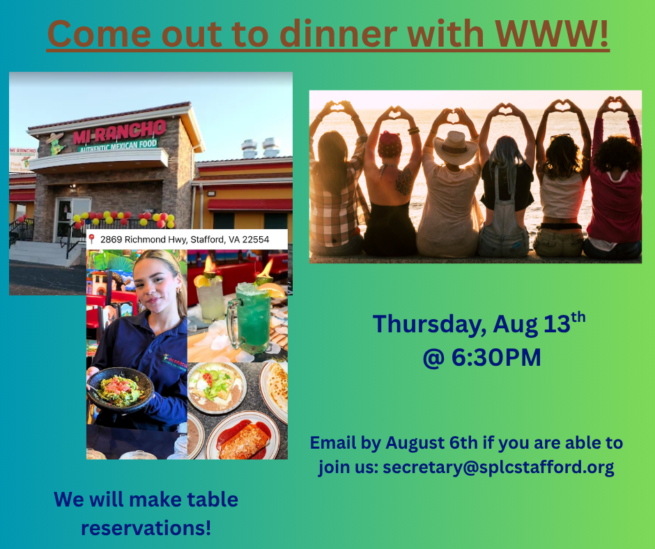 Join WWW for dinner!