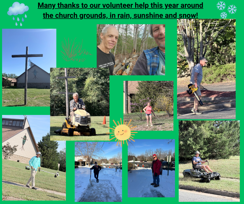 Church grounds!