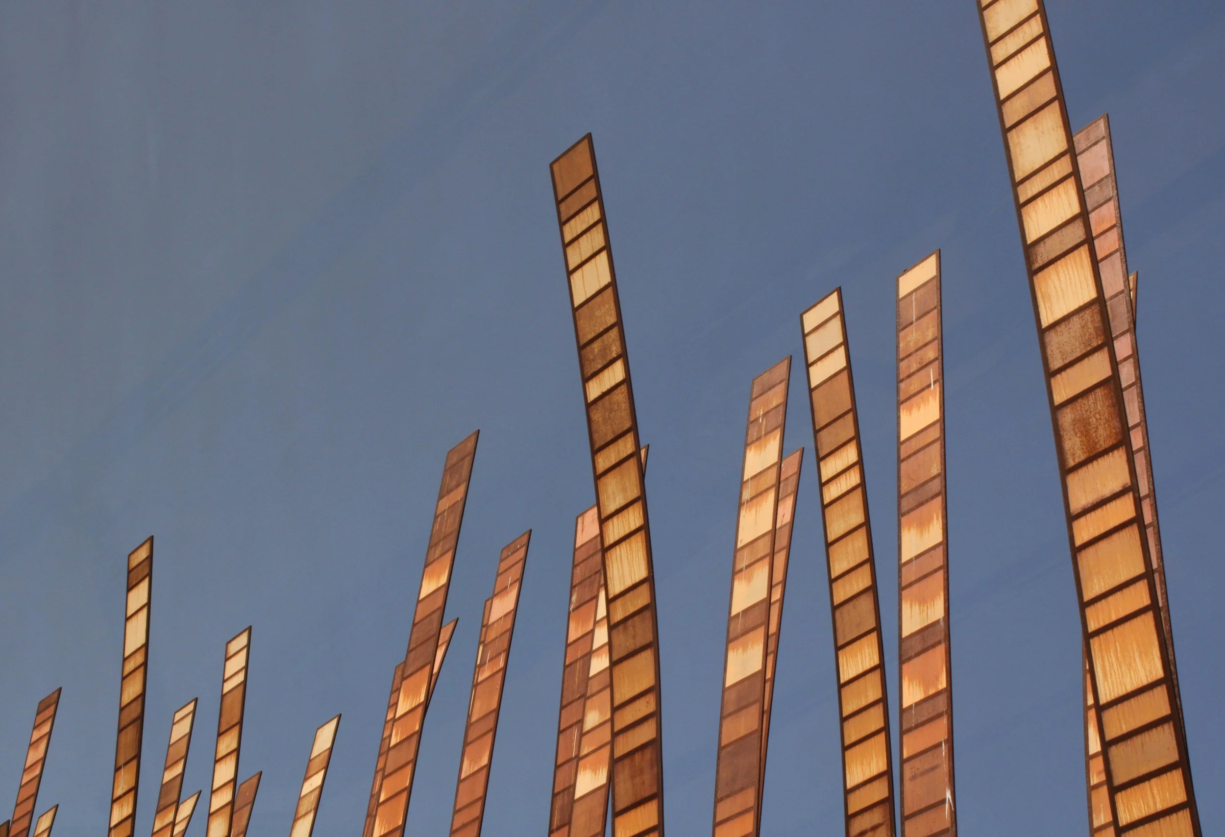 An art installation outside of the Seattle Space Needle near Belltown and Lake Union.