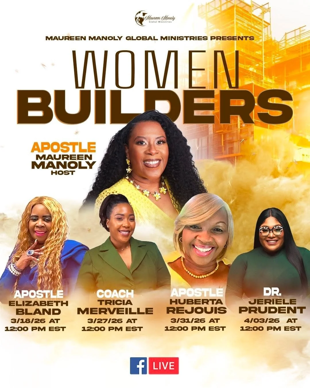 I am so honored to host Coach Tricia Aspilaire later on Friday, March 27, 2026 at 12:00 pm EST. She is anointed by God and full of knowledge and wisdom on business and media. Don't miss this appointment with destiny as we discuss "Women in Busin