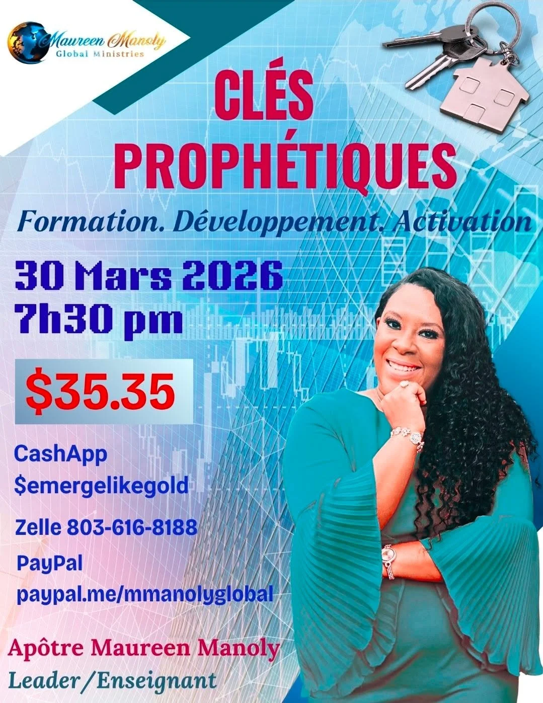 Class will be in session tonight at 7:30 pm EST. God is preparing His prophetic vessels to move and to transition well with the help of the Holy Spirit. 🗝🗝🗝

Ce soir, nous serons ensemble pour apprendre une autre dimension proph&eacute;tique qui n