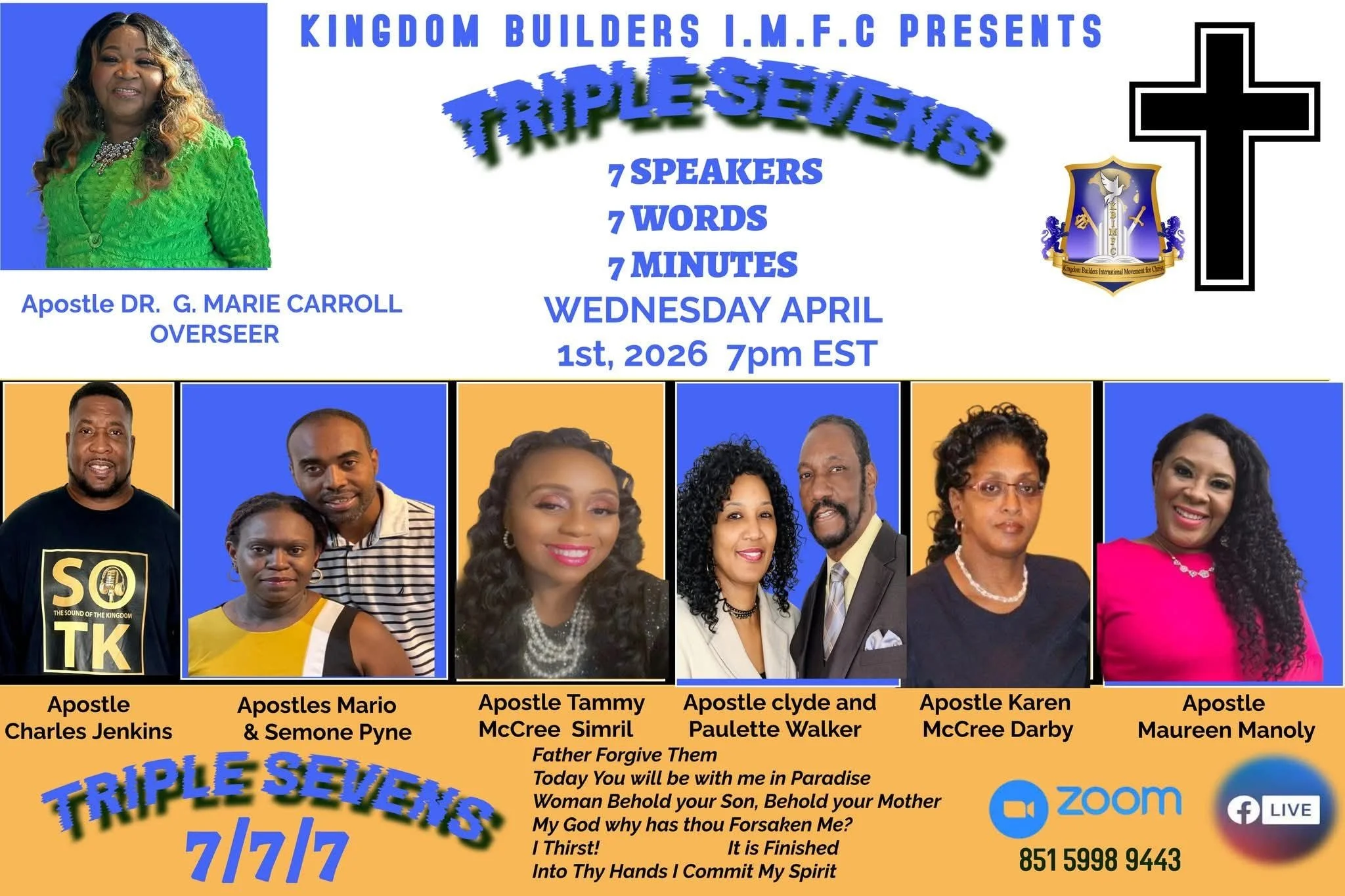 Meet us via Facebook Live tonight at 7!! 🔥🔥🔥