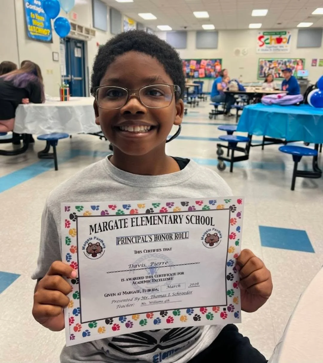 My nephew Davis made the Honor Roll again this past quarter with all A's. This had been a breakthrough year for him spiritually and academically. What a Mighty God we serve! It was an honor to attend the Honor Roll Breakfast with him. I bless God for