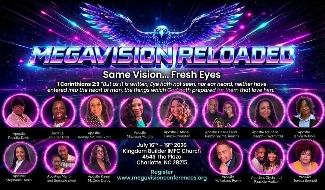 I am going to Mega Vision 2026!!!! Are you registered?? God is releasing new vision, new clarity, new tools, and new glory to shift you to God's best.

Secure your sest today via www.megavisionconferences.org 

Let's go!!!!! 🔥🔥🔥🙏🏽🙏🏽🗝🔑🗝🎙🎙?