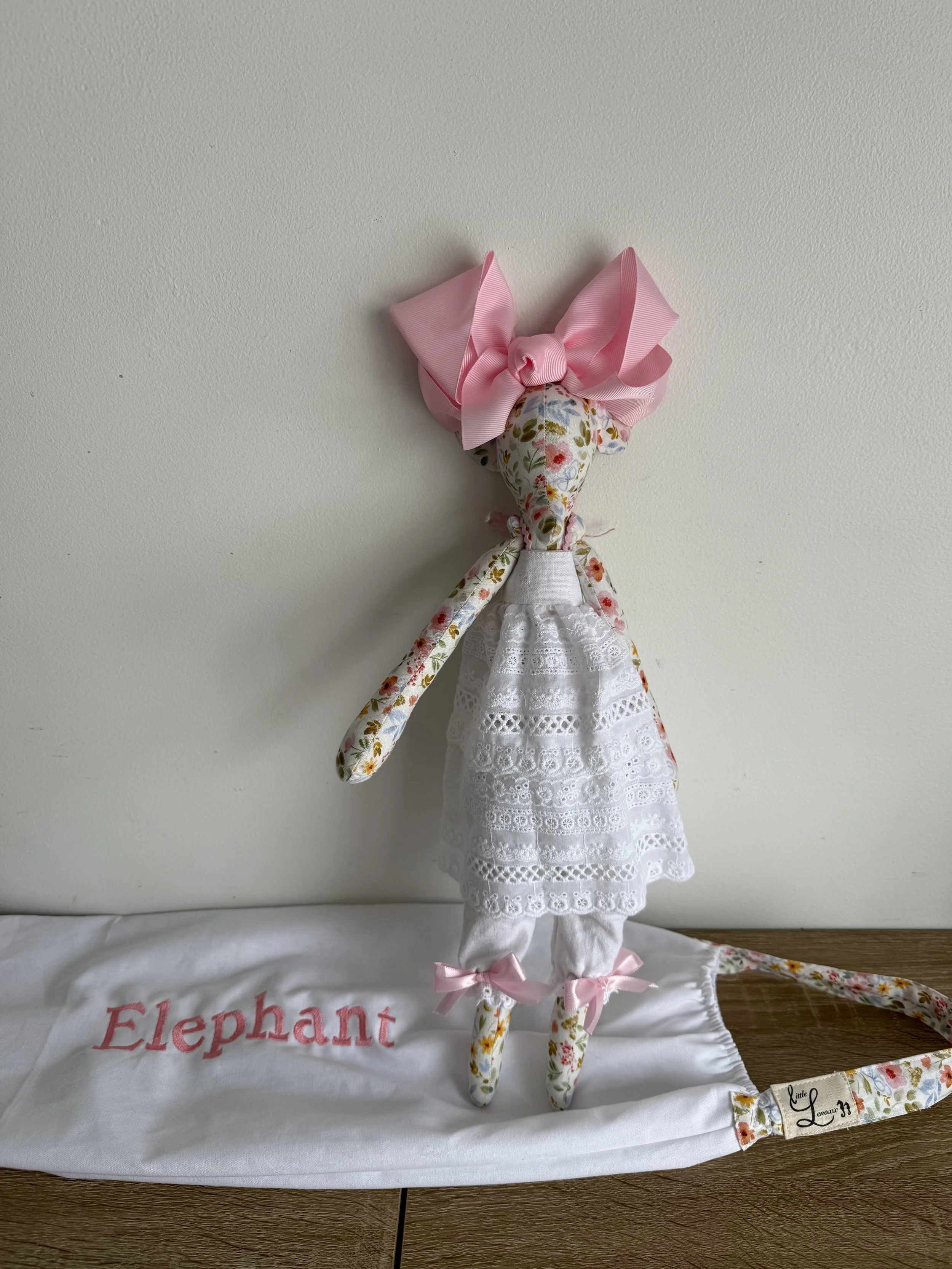 Handmade Stuffed Elephant