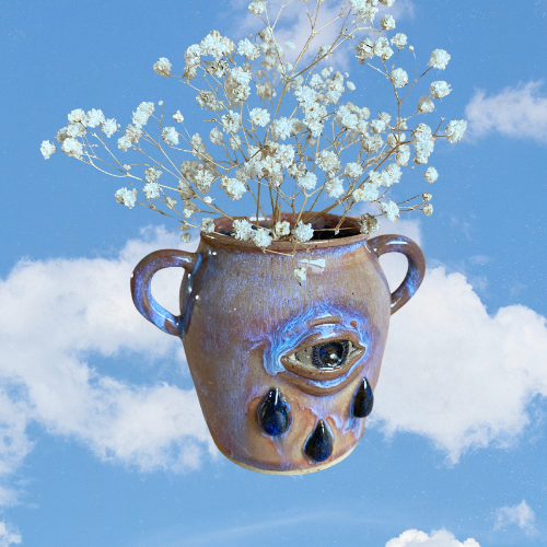 Vision Vessel – Hand-sculpted Ceramic Vase