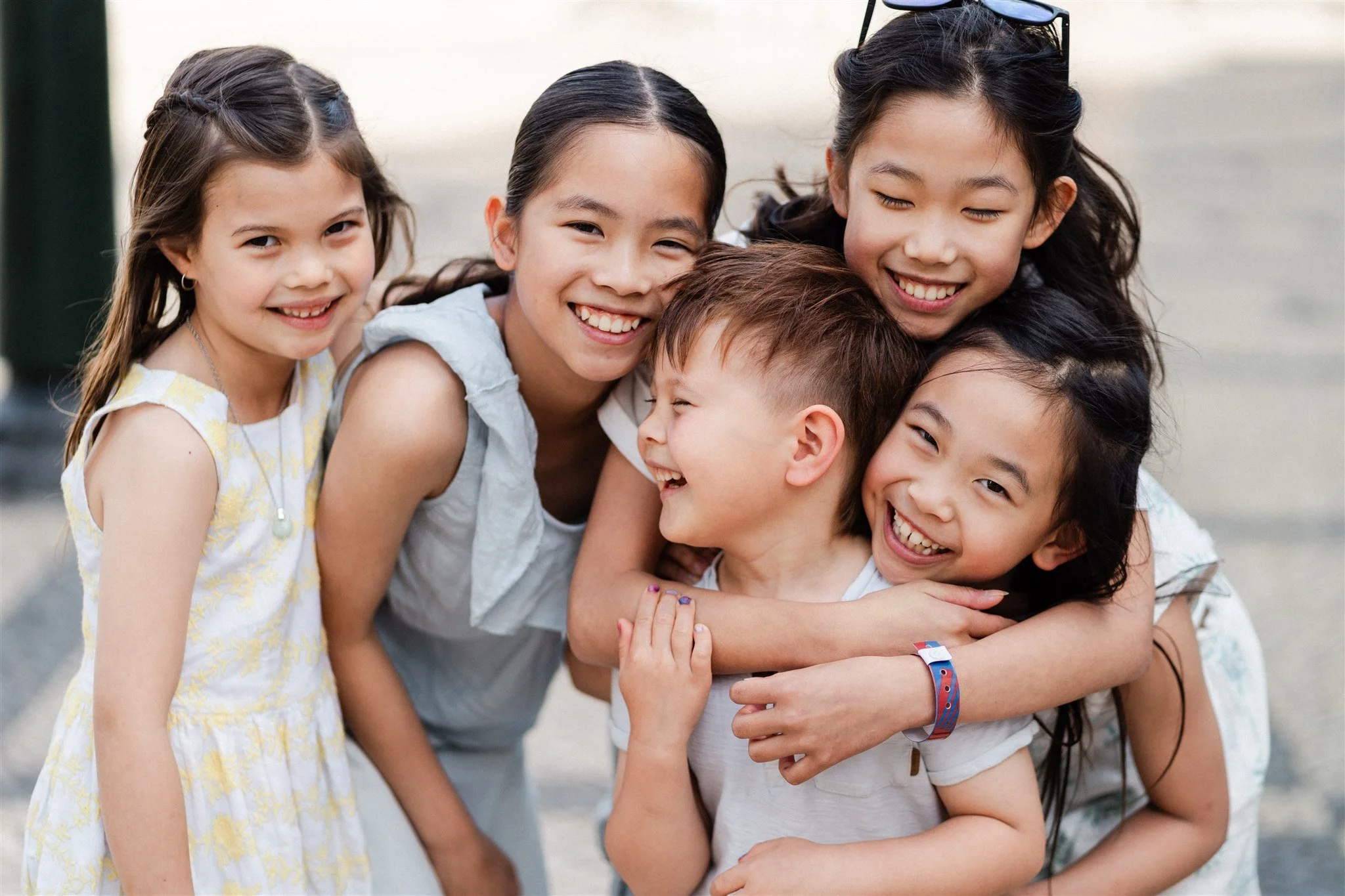 loving connected family