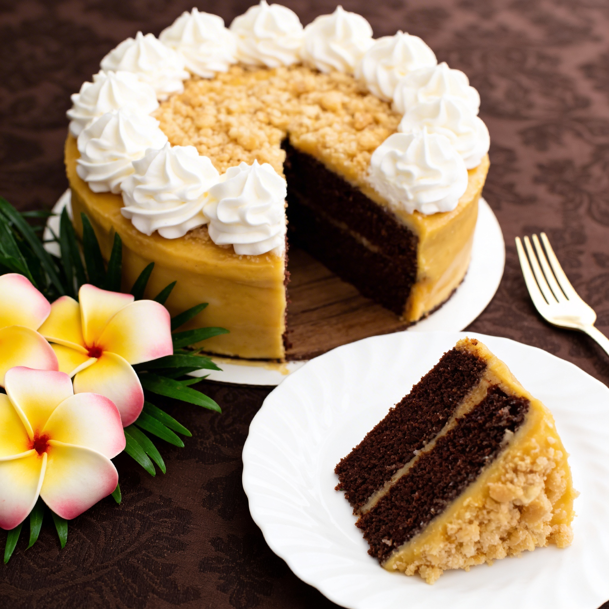 Hawaiian Style Chantilly Cake 