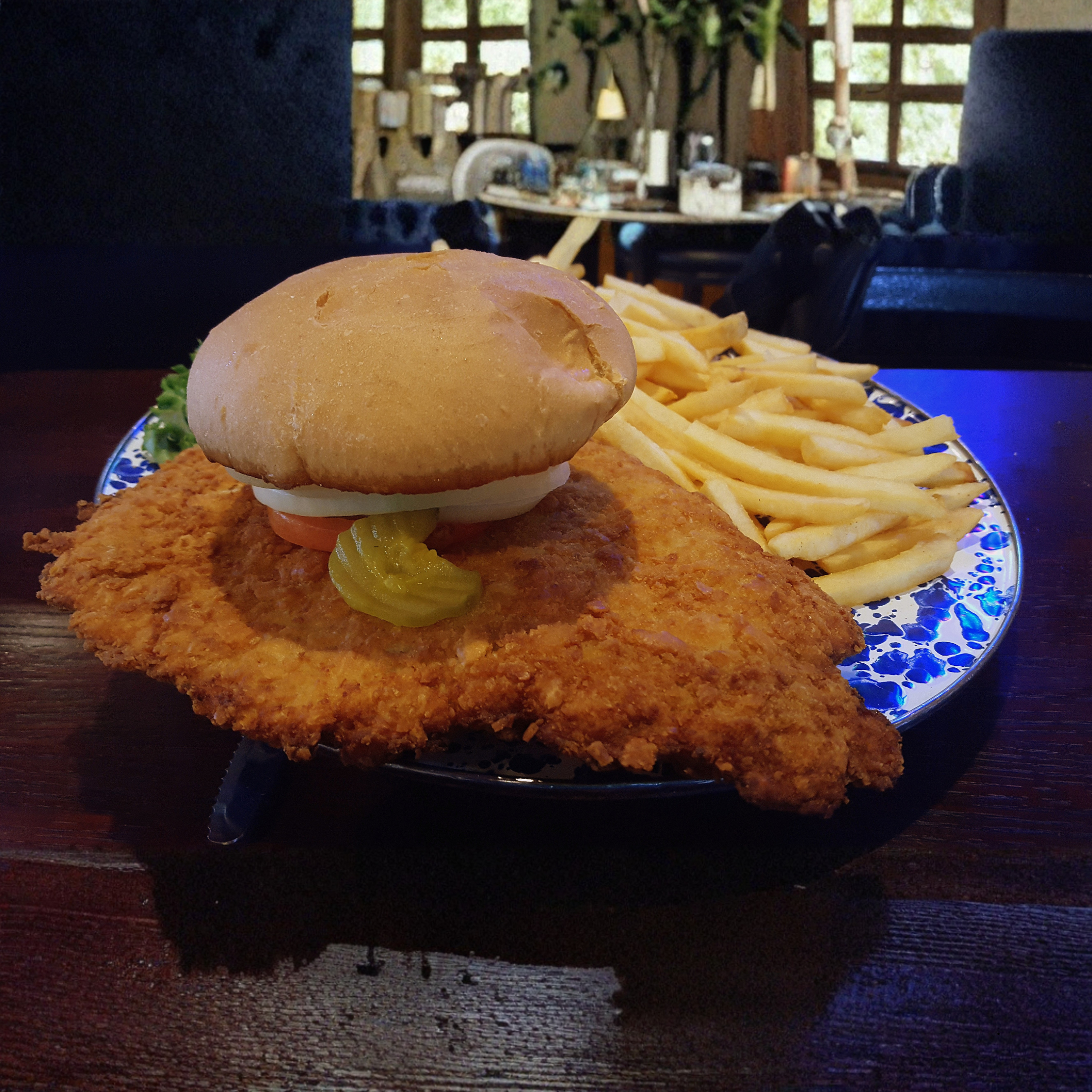 Breaded Pork Tenderloin Sandwich