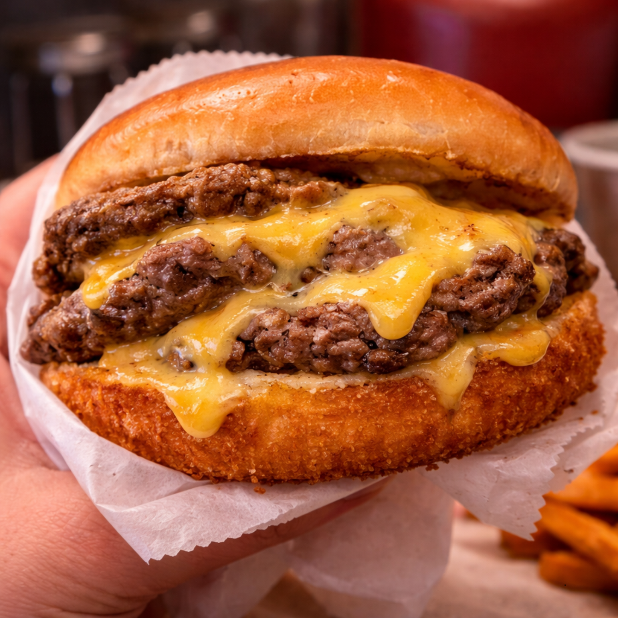 Deep Fried Burger