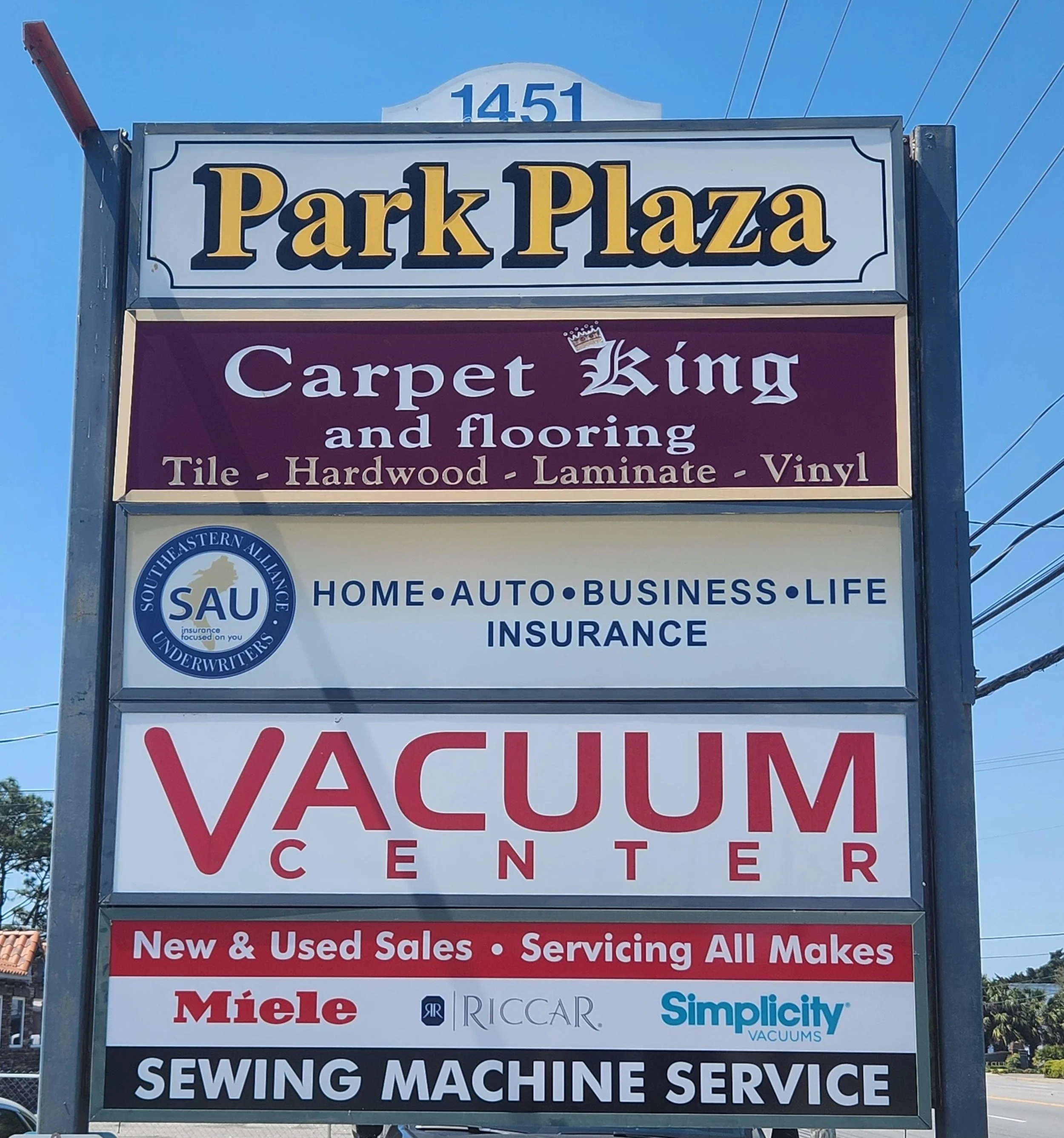 We have a new sign