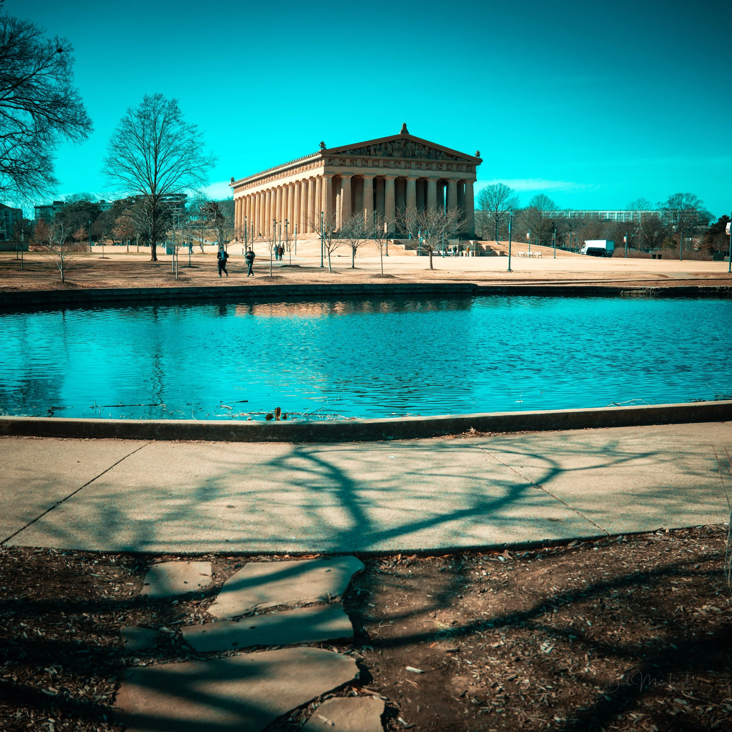 Winter at the Parthenon Nashville TN