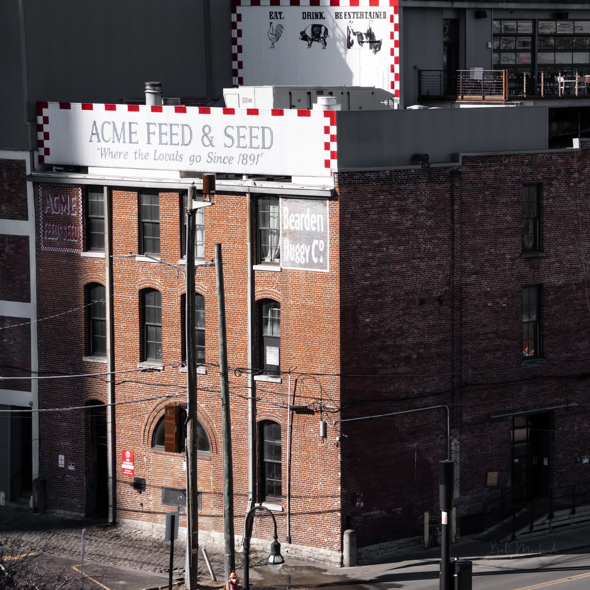 Bridge View of 'Acme Feed & Seed' 