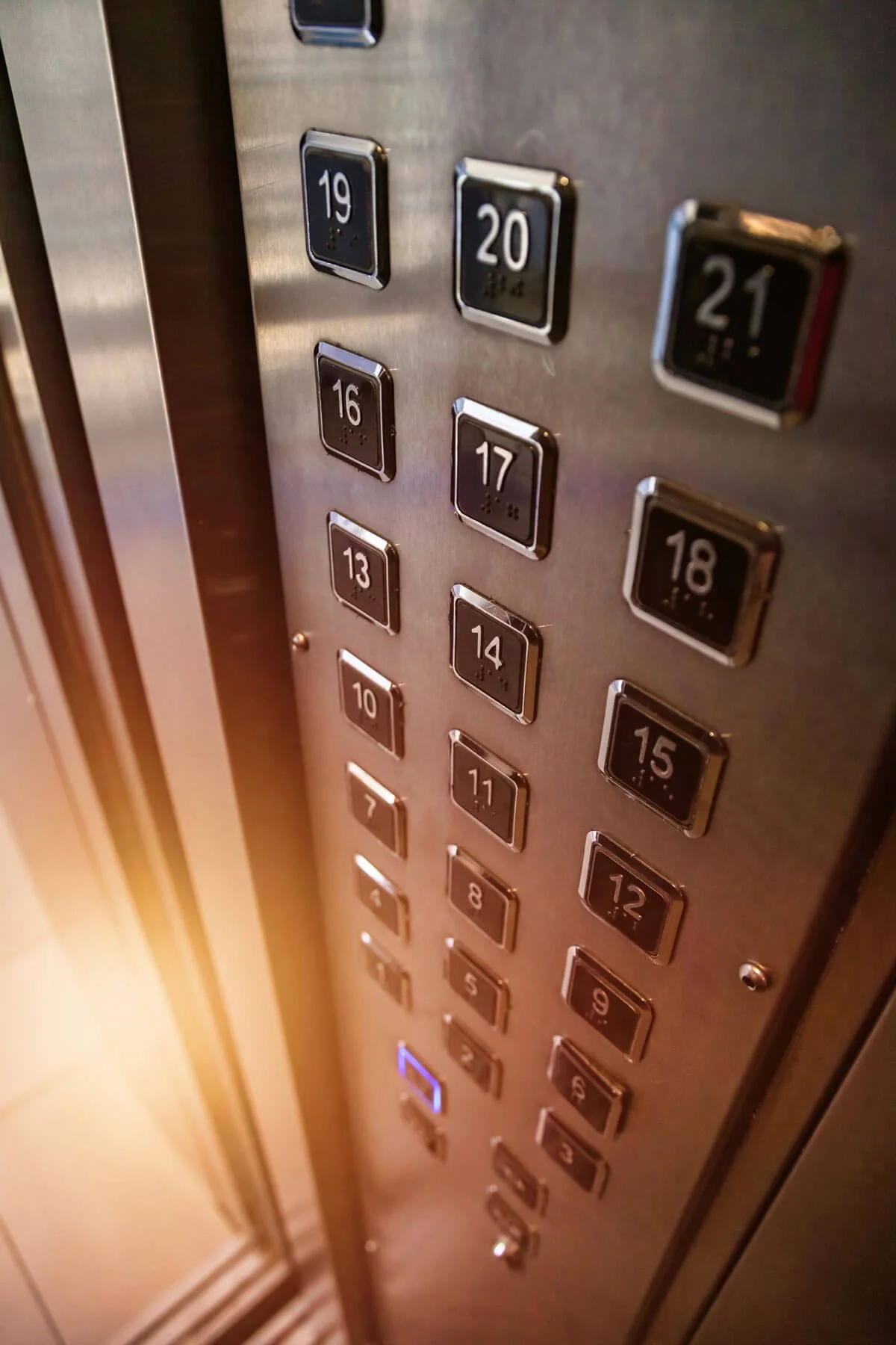 Elevator buttons