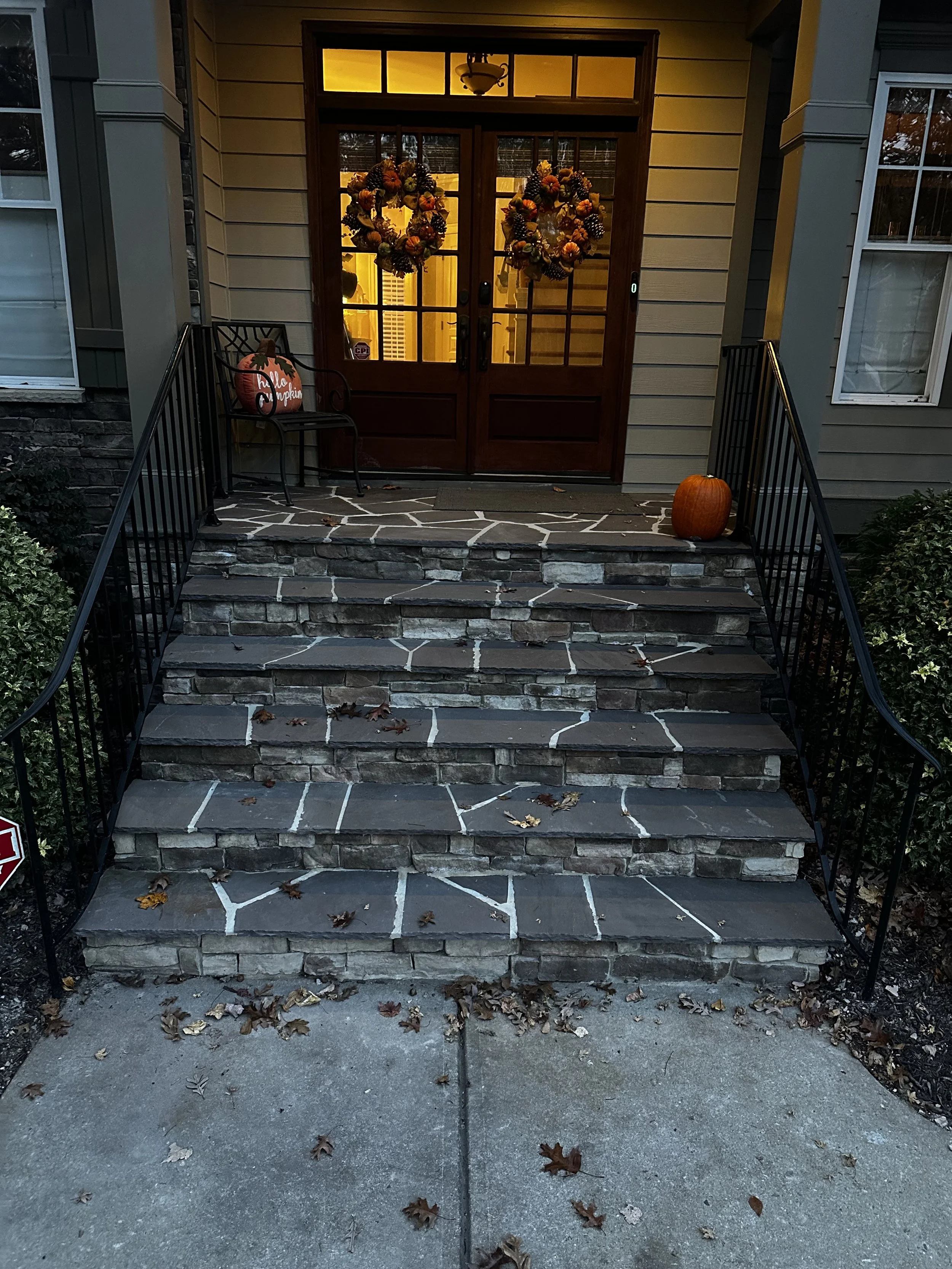 flagstone steps