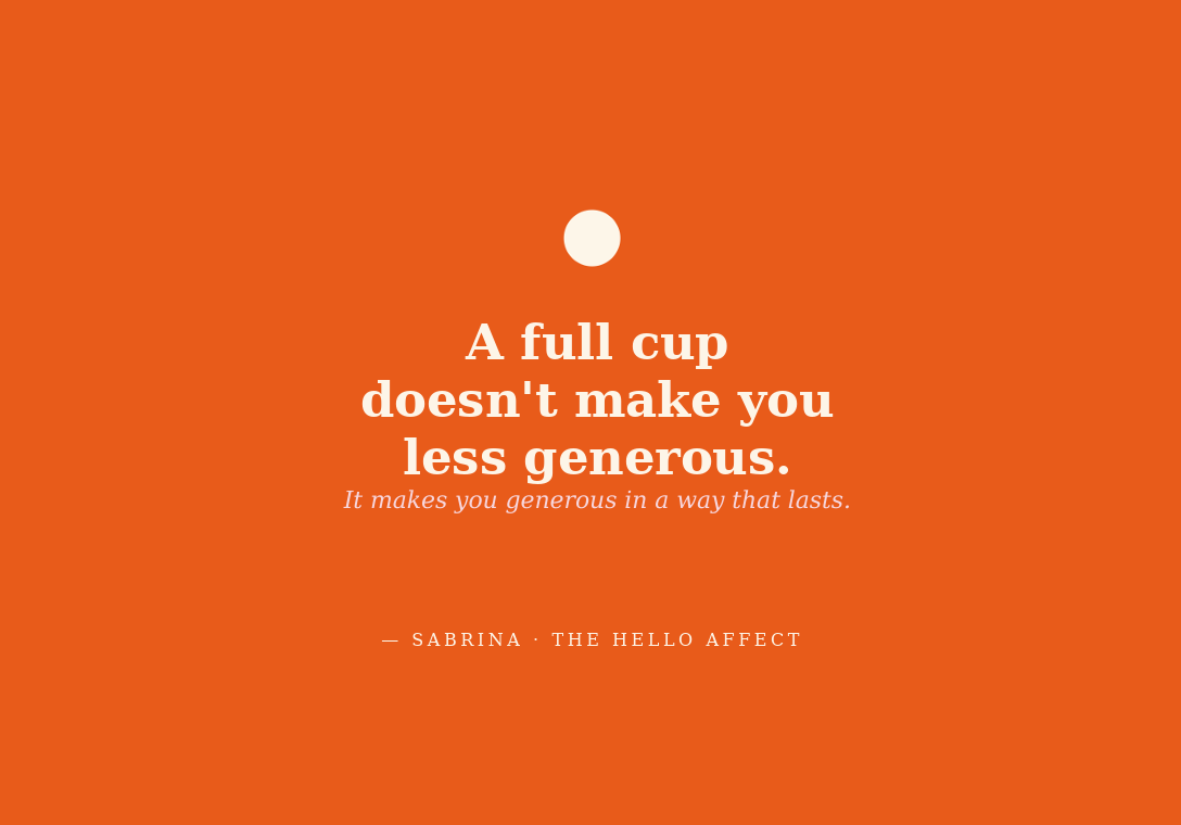 The Refill Ritual: A Mini Workbook