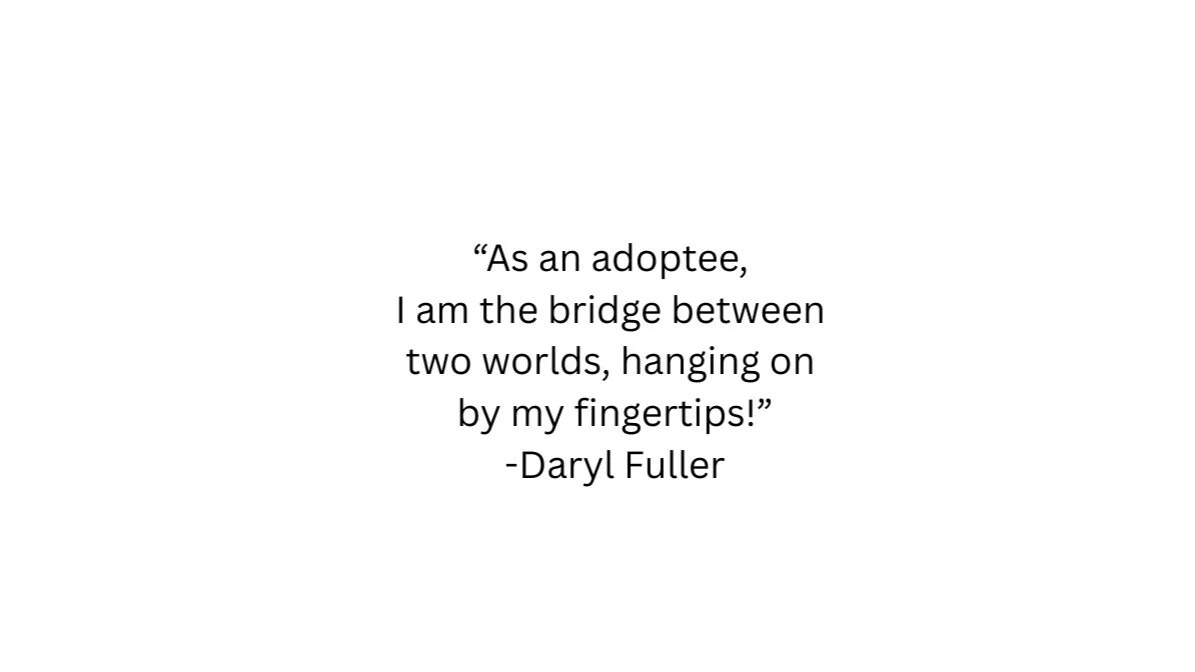 We know how heavy the bridge is, lets hold it up together. 
:
:
:#LivingLibraryAdoption #AdoptionCommunity #FosterCareSupport #AdopteeVoices #AdoptionJourney #StrongerTogether #LoveAndConnection #SharedStories #AdoptionAwareness #FosterCareFamily #Co