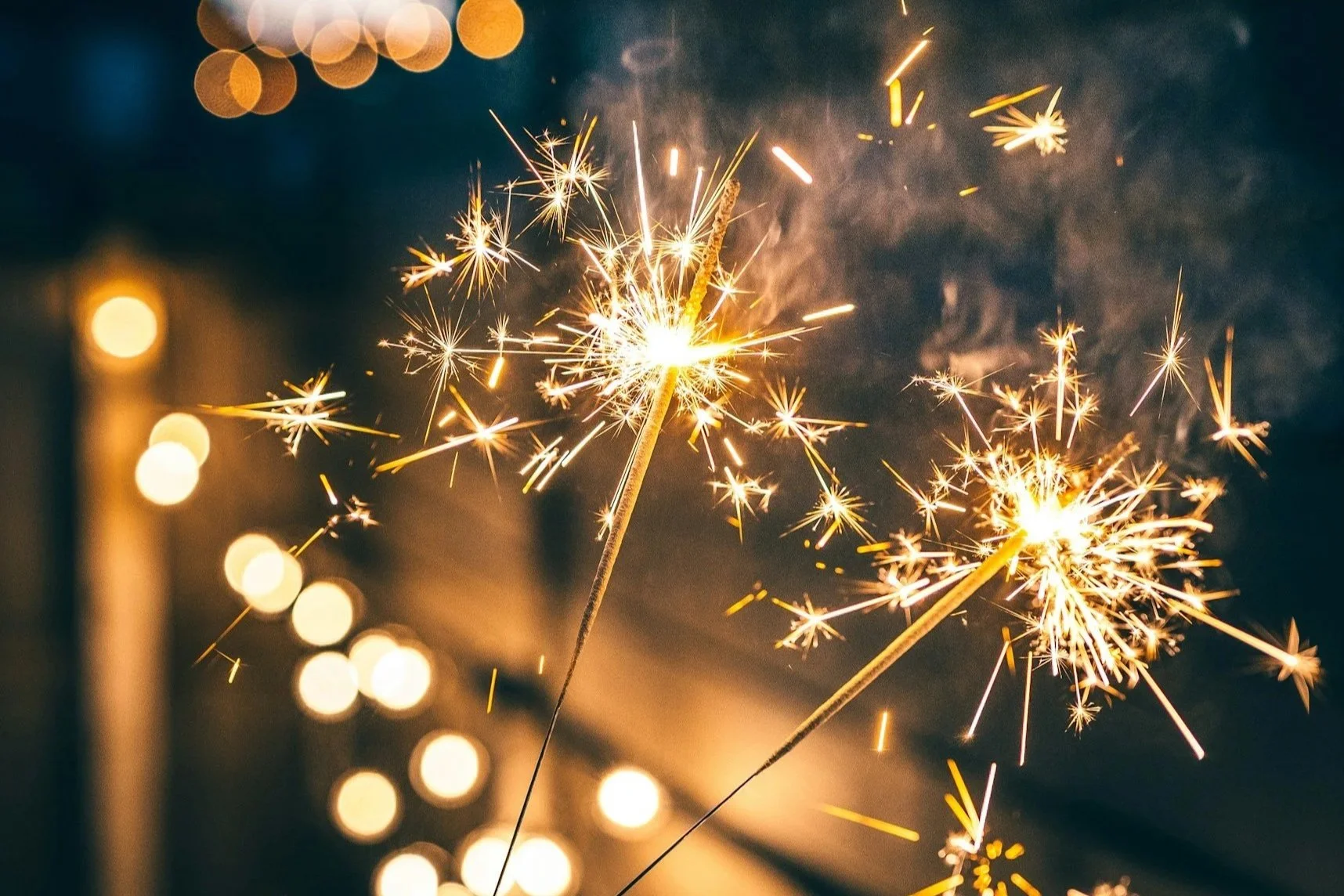 stock image of sparklers