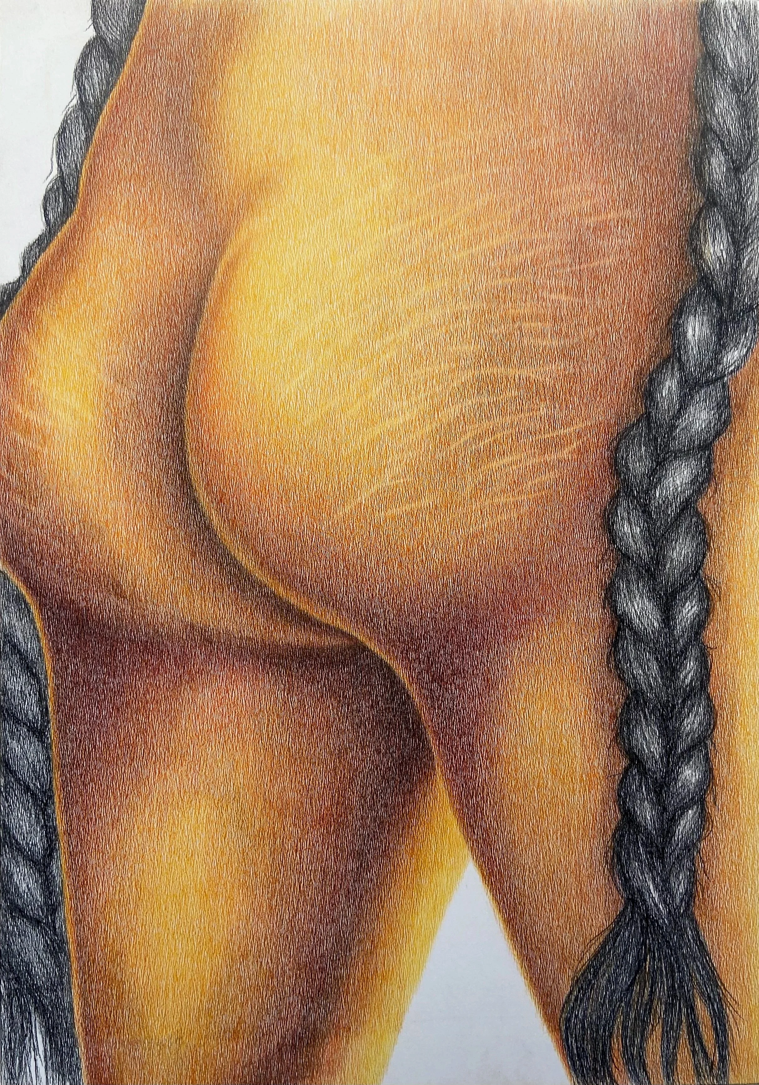 Nalgas I, 2023. 19.5 x 14 in. Private collection