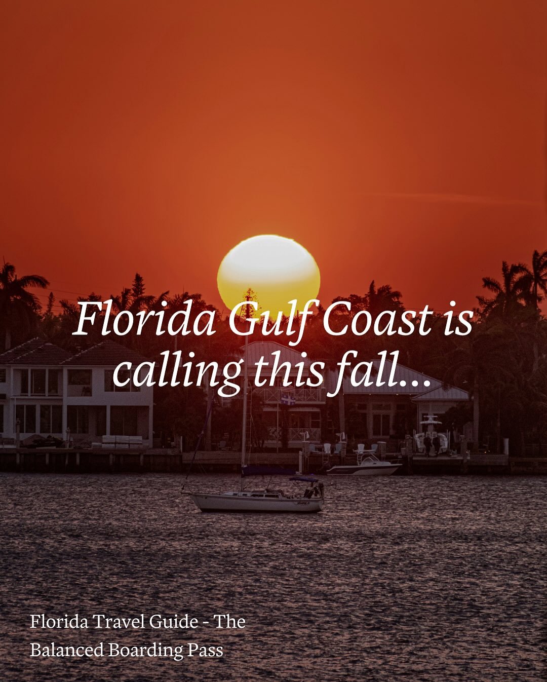 ☀️ The Balanced Boarding Pass: Florida&rsquo;s Gulf Coast in Fall
Sure, everyone heads down to 30A in the summer&hellip; but have you ever slipped away in the fall? 🍂 The beaches are quieter, the weather is still warm (without the summer scorch), an