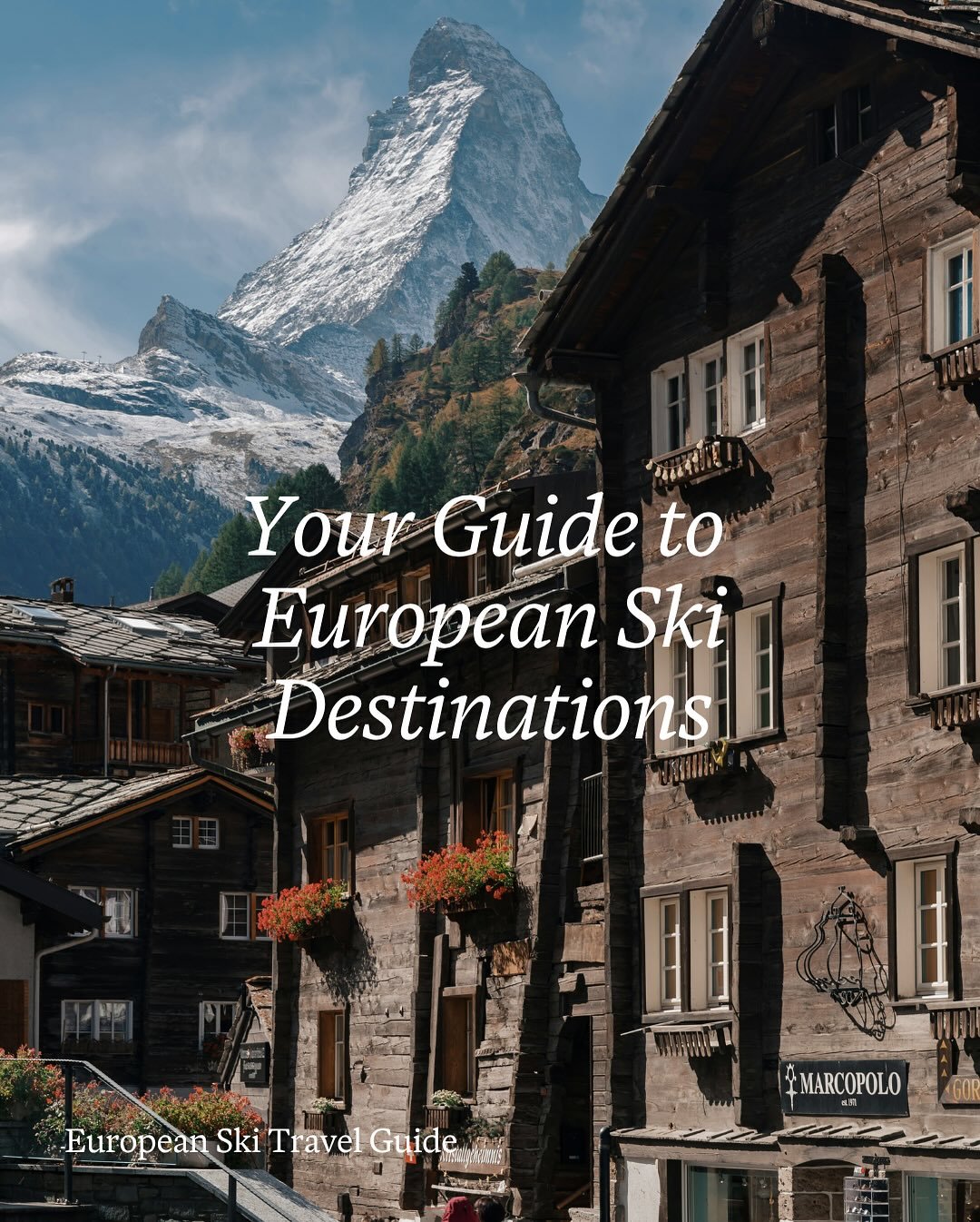 ❄️✨There&rsquo;s something magical about the European mountains in winter &mdash; the way the air feels lighter, the villages glow a little warmer, and life seems to slow into a rhythm of ski runs, long lunches, and evenings by the fire.
When I help 
